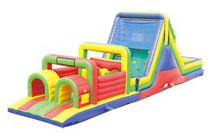52' Dry Inflatable Obstacle Course