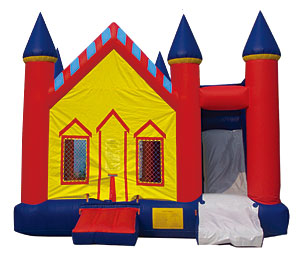 Castle V Roof 4N1 Inflatable Bounce House Slide Combo