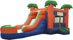 Paradise Inflatable Bounce House Slide Combo