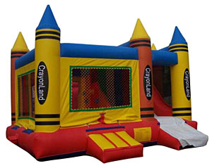 Crayon 4N1 Inflatable Bounce House Slide Combo