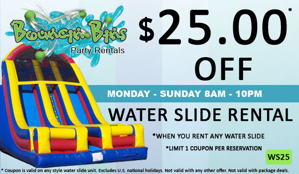 Tri Cities Coupon for Water Slide Rental