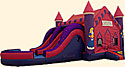 Castle Princess 2 Lane Wet/Dry Inflatable Bounce House Slide Combo Bounce House