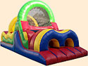 32' Inflatable Obstacle Course Bounce House