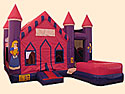 Castle Princess V Roof 7N1 Wet/Dry Combo Bounce House