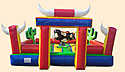 Bull Ride with Inflatable Bed