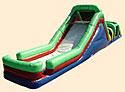 60' Wet/Dry Inflatable Obstacle Course Bounce House