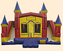 Castle Double Inflatable Bounce House Slide Combo Bounce House