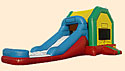 Fun House Inflatable Bounce House Slide Combo Bounce House