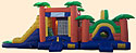 Paradise Playground Wet/Dry Inflatable Bounce House Slide Combo Bounce House