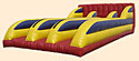 Inflatable Bungee Run - Three Lane w/ Accessories Bounce House