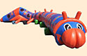 Worm Inflatable Tunnel  Bounce House