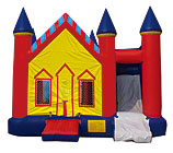 Castle V Roof 4N1 Inflatable Bounce House Slide Combo Bounce House