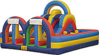 Kids Playground Inflatable Obstacle Course Bounce House