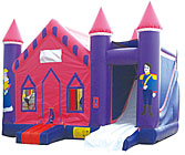 Castle Princess V Roof  4N1 Inflatable Bounce House Slide Combo Bounce House
