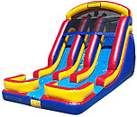 Dual Lane Wet Dry Slide 18'  Bounce House