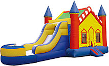 Castle V Roof Inflatable Bounce House Slide Combo Bounce House