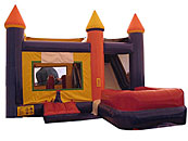 Castle Rainbow 7N1 Wet/Dry Combo Bounce House