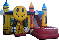 Happy Face 7N1 Wet/Dry Combo Bounce House