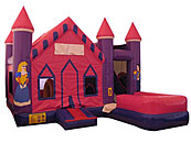 Castle Princess V Roof 7N1 Wet/Dry Combo Bounce House