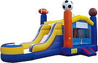 Sports Inflatable Bounce House Slide Combo Bounce House