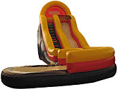 Curve Wave Inflatable Slide 16' Bounce House