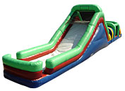 60' Wet/Dry Inflatable Obstacle Course Bounce House