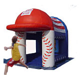 Baseball Speed Pitch w/ Radar Inflatable Sports Game Bounce House