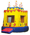 Small Birthday Cake Inflatable Bounce House Bounce House