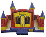 Castle Double Inflatable Bounce House Slide Combo Bounce House