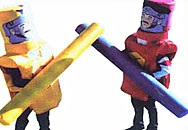 Knock Off Your Head Inflatable Game Bounce House