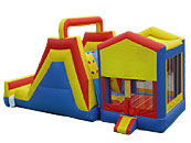 Modular 2 Piece Wet/Dry Inflatable Bounce House Slide Combo Bounce House