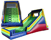 16' Rock Wet/Dry Inflatable Slide Bounce House