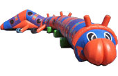 Worm Inflatable Tunnel  Bounce House